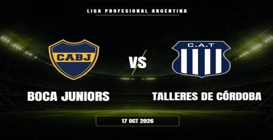 Boca Juniors vs Talleres Prediction & Betting Tips – Argentine Primera División, October 16, 2026