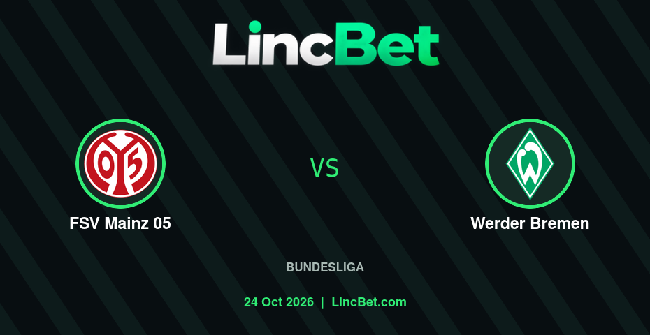 FSV Mainz 05 vs Werder Bremen Prediction & Betting Tips - Bundesliga, October 24, 2026