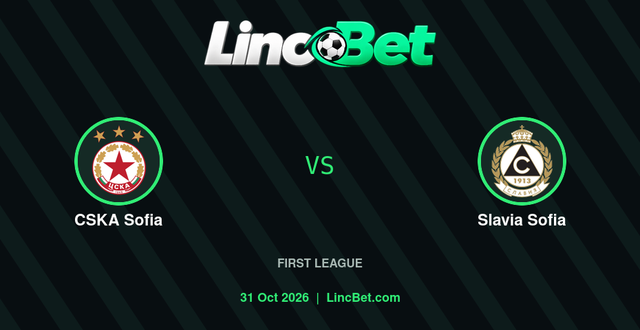 CSKA Sofia vs Slavia Sofia Prediction & Betting Tips - First League, October 31, 2026