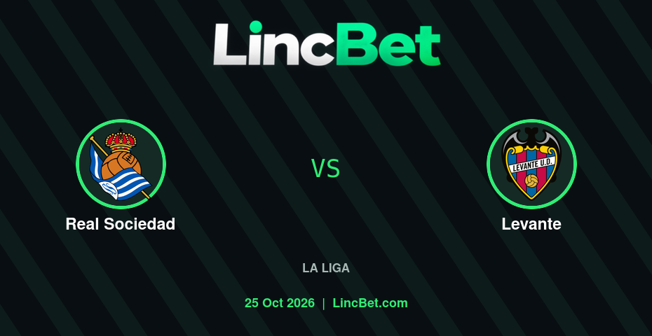 Real Sociedad vs Levante Prediction & Betting Tips - La Liga, October 25, 2026