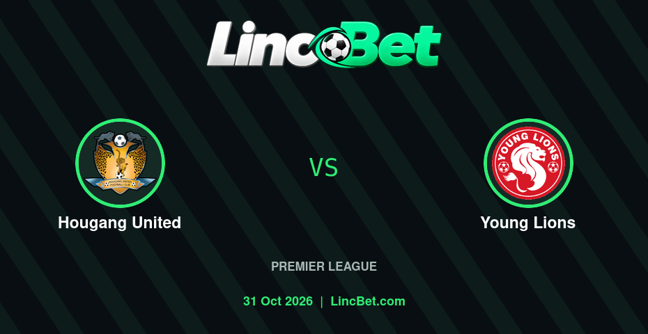 Hougang United vs Young Lions Prediction & Betting Tips - Premier League, October 31, 2026