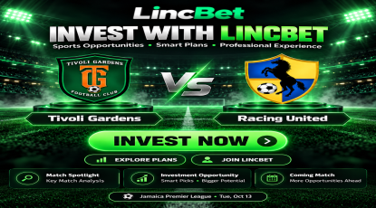 Tivoli Gardens vs Racing United Prediction & Betting Tips – Jamaica Premier League, October 12, 2026