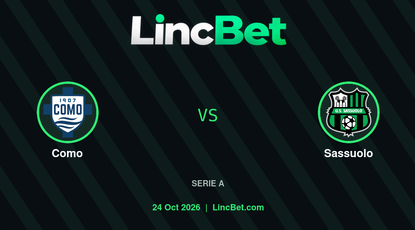 Como vs Sassuolo Prediction & Betting Tips - Serie A, October 24, 2026