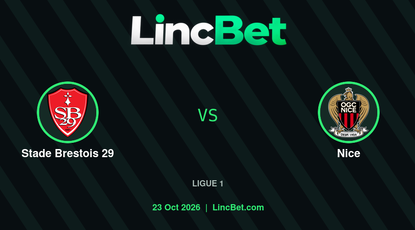 Stade Brestois 29 vs Nice Prediction & Betting Tips - Ligue 1, October 23, 2026