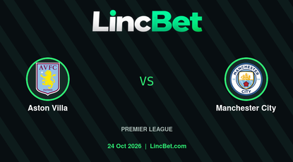 Aston Villa vs Manchester City Prediction & Betting Tips - Premier League, October 24, 2026