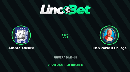 Alianza Atletico vs Juan Pablo II College Prediction & Betting Tips - Primera División, October 31, 2026