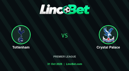 Tottenham vs Crystal Palace Prediction & Betting Tips - Premier League, October 31, 2026