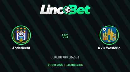 Anderlecht vs KVC Westerlo Prediction & Betting Tips - Jupiler Pro League, October 31, 2026
