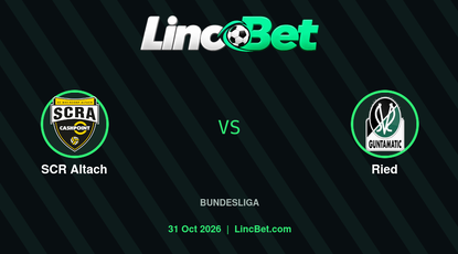 SCR Altach vs Ried Prediction & Betting Tips - Bundesliga, October 31, 2026