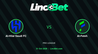 Al-Hilal Saudi FC vs Al-Fateh Prediction & Betting Tips - Pro League, October 31, 2026